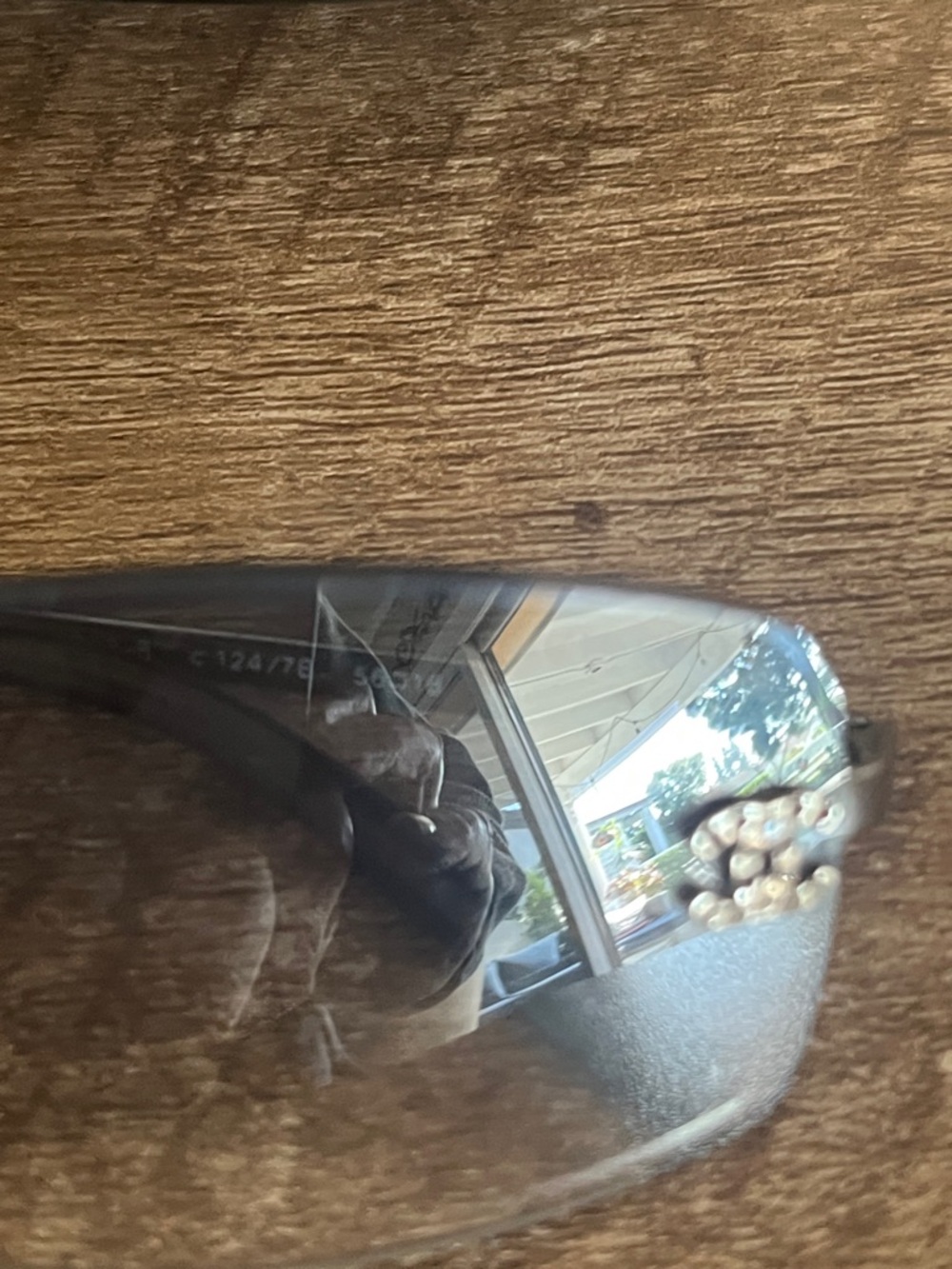 Vintage Chanel rimless sunglasses 4093-B 124/7B 56 16 130 blue silver case - Picture 3 of 13